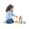 The Original Toy Co Wooden Blocks Building Set, 50 Pieces 59695